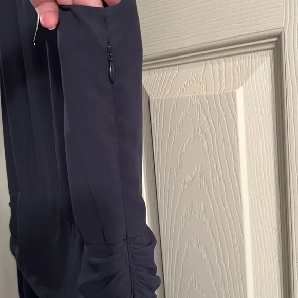 Theory Sleeveless Haridee Navy Dress - Picture 6 of 7